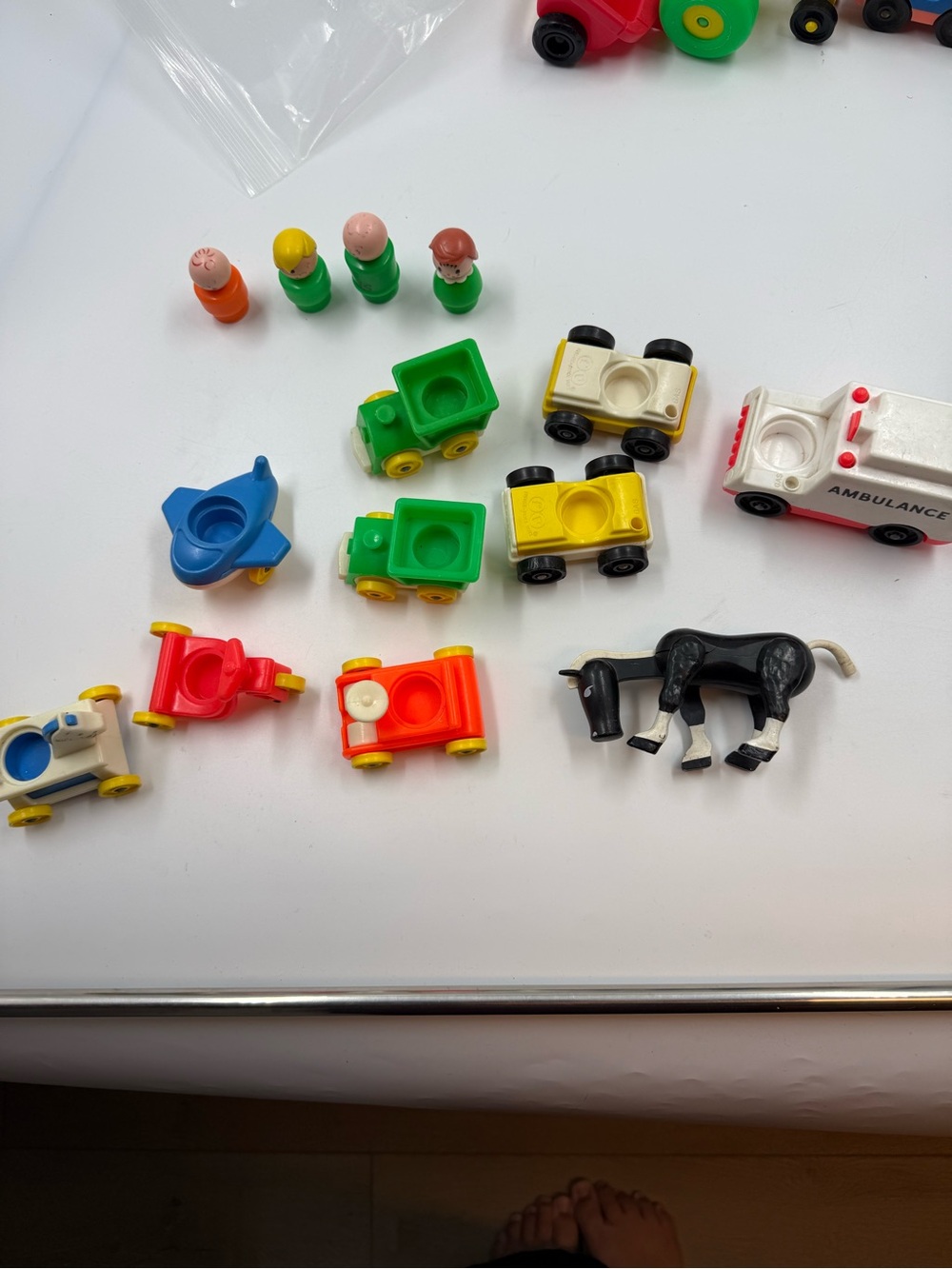 Vintage little people vehicles & horse & figures x 14